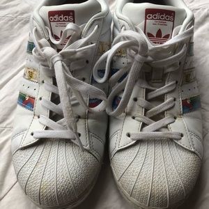 Adidas floral Stan Smith sneakers